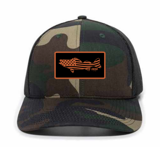 Stars & Stripes Camo Trucker Hat