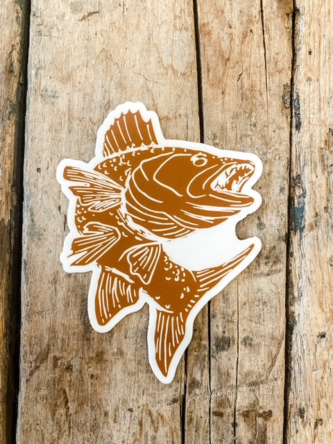 Walleye Sticker