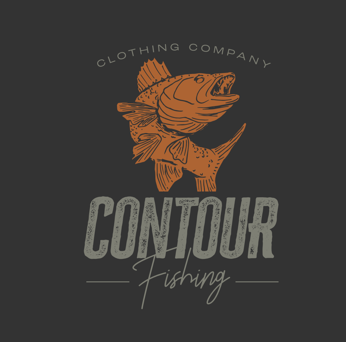 Camo Logo Unisex Sweatshirt – Contour Fishing Clothing Co.