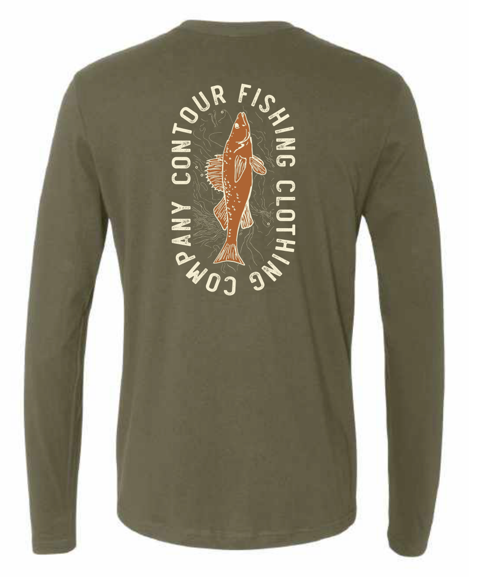 Walleyes & Contours Unisex Longsleeve